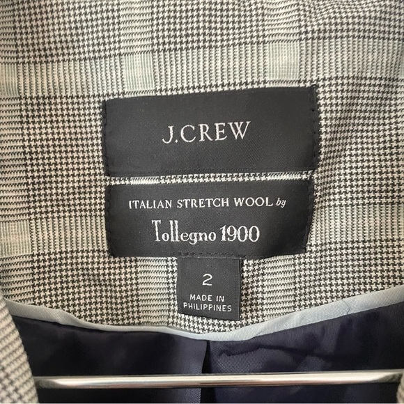 J. Crew Devon Blazer Jacket J Crew Blazer J Crew Plaid Blazer - Picture 5 of 9